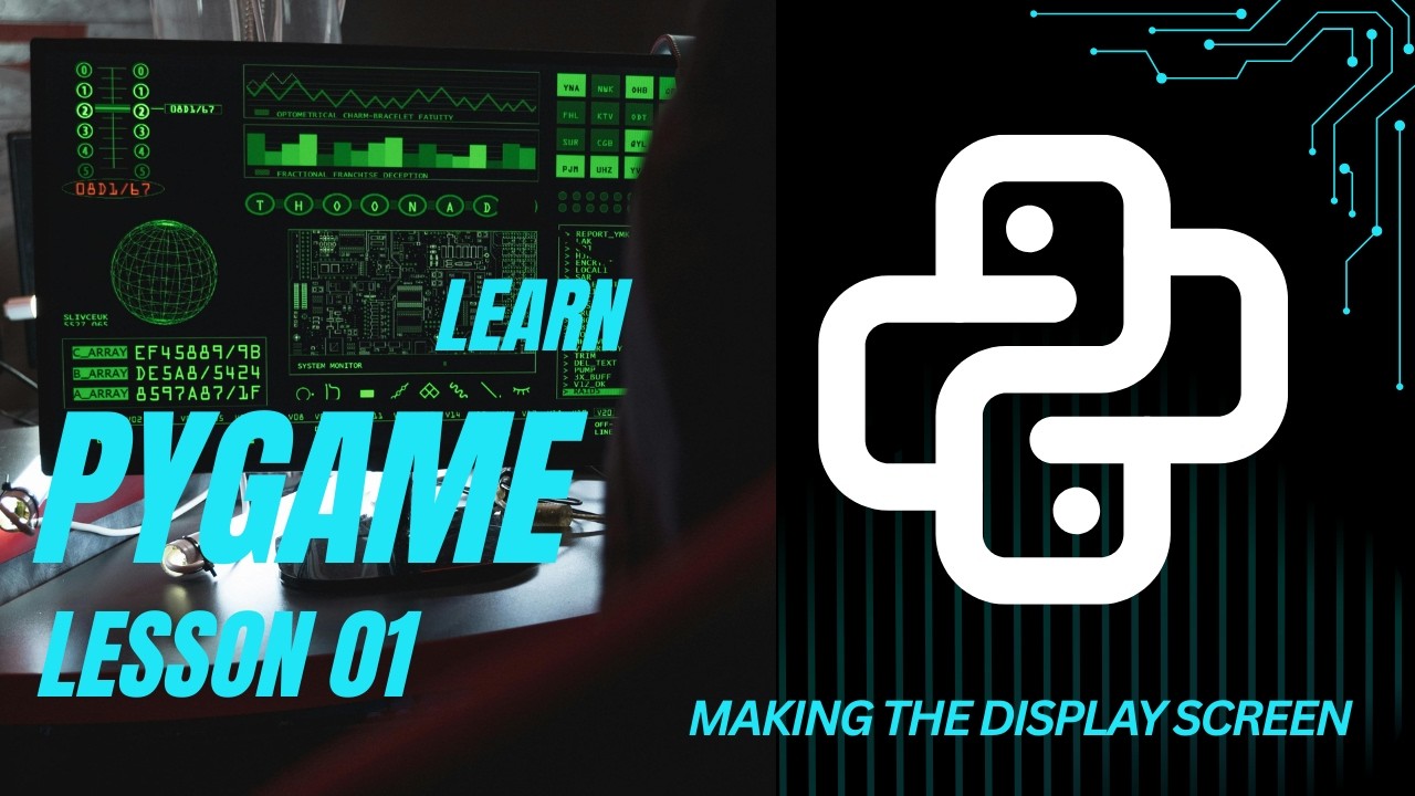 Pygame Tutorial Series - 01 - Making the pygame window.
