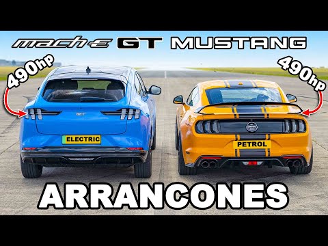 Ford Mustang vs Mach-E GT: ARRANCONES
