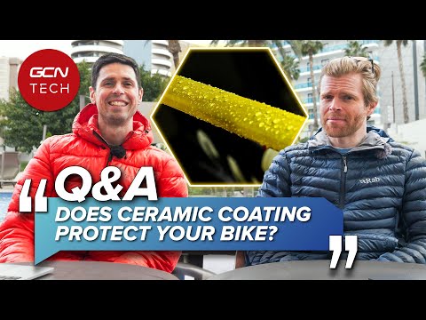 Used Carbon Vs New Aluminium, Ceramic Coating & Chain Waxing in the Rain | GCN Tech Clinic