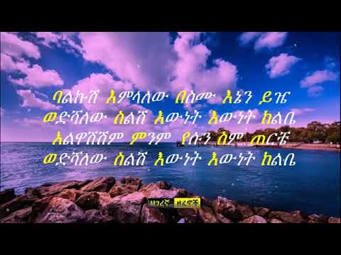 ሀይለየሱስ ፈይሳ Hayleyesus Feyssa   እምላለው Emelalew Lyrics360p