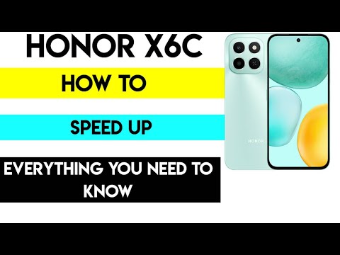 Speed Up HONOR X6C Without Any App – Built-in Settings Only