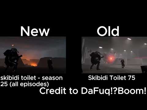 Skibidi Toilet 75 & 77 Vs SEASON 25 IMPROVEMENT (Comparison)