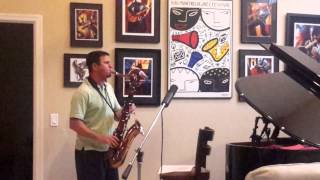 Kevin cowart saxophone with Brad keller on piano