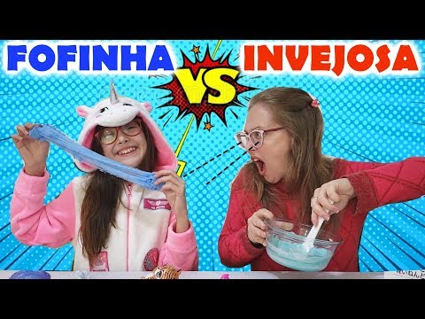 TIPOS DE CRIANÇAS FAZENDO SLIME NA ESCOLA #3 FOFINHA VS INVEJOSA | Mafer