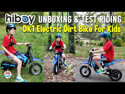 Testing out the Hiboy DK1 Electric Dirt Bike for Kids! Unboxing and On/Off Road Test! FAST & FUN!!!