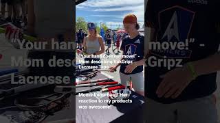Moms know best! | #shorts #firstimpression #lacrosse #productreview #vukgripz #smallbusiness #wow