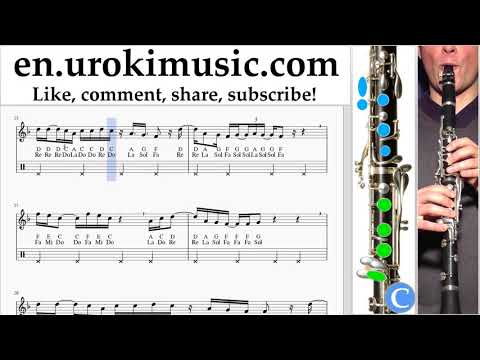 Clarinet lessons Martin Garrix feat Khalid - Ocean Sheet Music Tutorial um-i352
