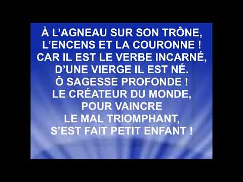 À L'AGNEAU SUR SON TRÔNE - Jacques Boudreau (R. Saillens, G. J. Elvey)