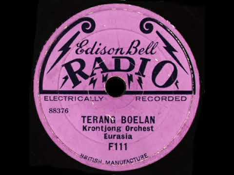 Krontjong Orchest Eurasia - Terang Boelan (1929)