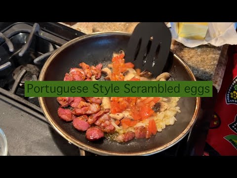 Portuguese Style Scrambled Eggs