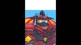 I Made Roblox Bed Wars Arts                                 (Shielder kit) #shorts