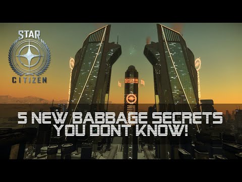 Star Citizen - 5 NEW BABBAGE Secrets And Easter Eggs You Probably Dont Know! 2021