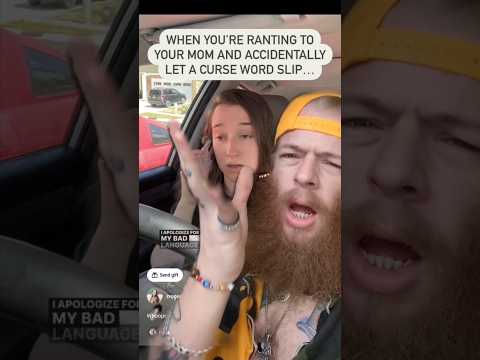 Swearing in front of your parents #shorts