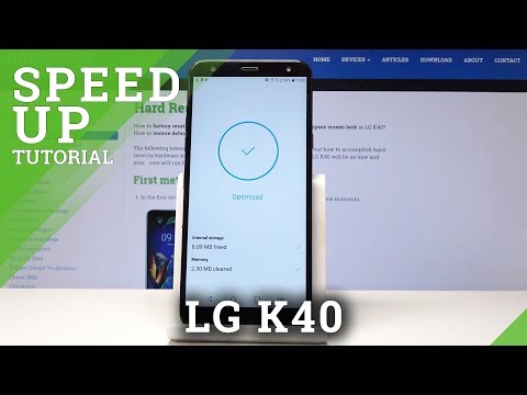How to Optimize LG K40 - Speed Up System