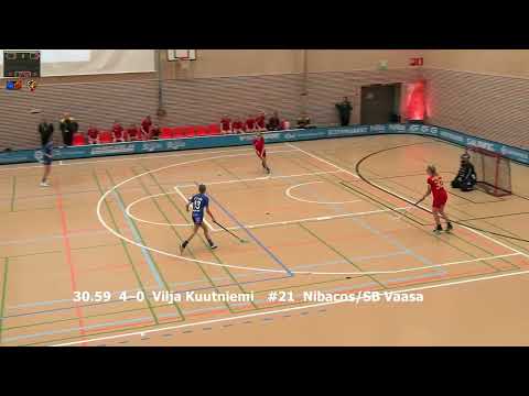 T16 SM: Nibacos/SB Vaasa - FBC Turku 18.12.2022 maalikooste ja huippuhetket