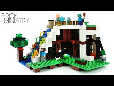 LEGO 21134 Minecraft ● The Waterfall Base