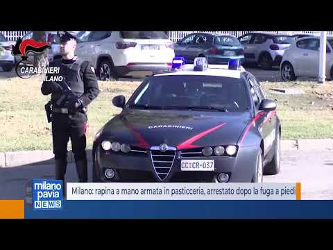 Milano: rapina a mano armata in pasticceria, arrestato dopo la fuga a piedi