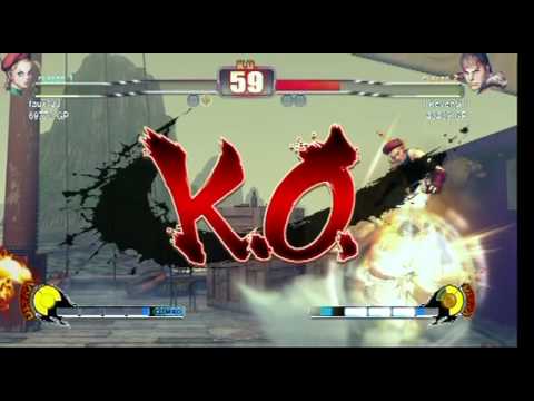SF4 Cammy (Faux123) vs Akuma, Guile, Ryu and Sagat G1 Championship Final