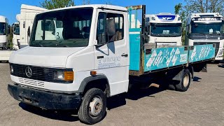 Mercedes-Benz 711 D open truck. 5.10 m long cargo, 3 seats. Very clean! flatbed truck < 3.5t | Image 4 - Autoline