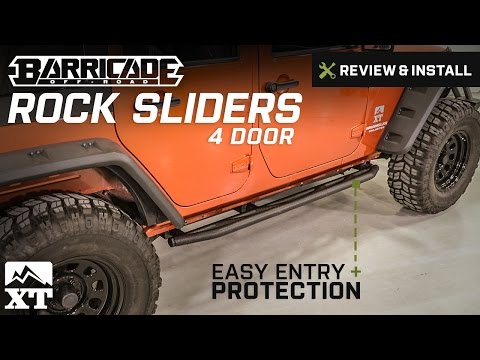 Jeep Wrangler Barricade Rock Sliders (2007-2017 JK 4 Door) Review & Install