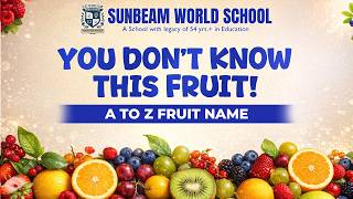 Fruits A to Z 🍎&rsquo; Learn with Fun!