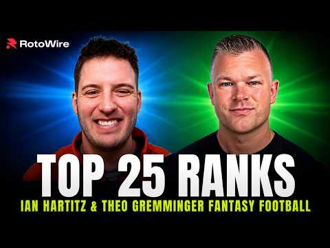 Thumbnail for Ian Hartitz’s Top 25 PPR Rankings for Fantasy Football 2026