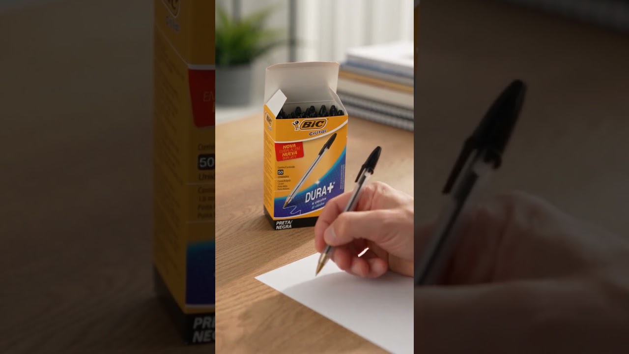 Caneta Esferogr�fica Bic Cl�ssica 1.0 Preta Caixa com 50 unidades