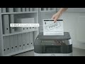 HP Aktenvernichter HP ProShred Auto 200MC P5, 200 Blatt