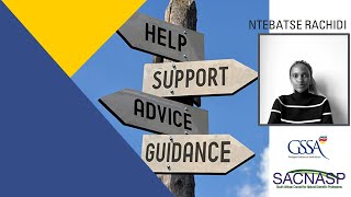 SACNASP/GSSA Mentorship Programme Talk - Ntebatse Rachidi