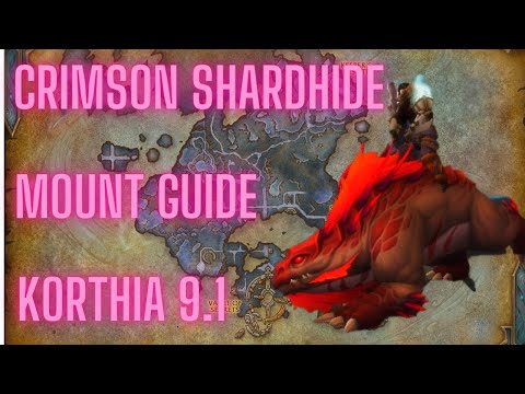 How to Obtain: Crimson Shardhide | Mount Guide | 9.1 Korthia | WoW Shadowlands
