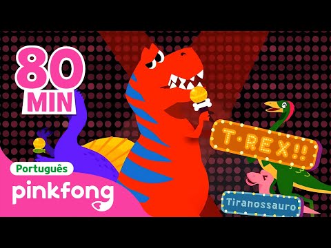 [TV] Bum! Bum! Mundo Dino | Tiranossauro | +Completo | Pinkfong, Bebê Tubarão! Canções para Crianças