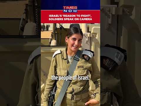Israeli Soldiers Reveal Their 'Reason To Fight' The Gaza War, Speak On Camera #shorts
