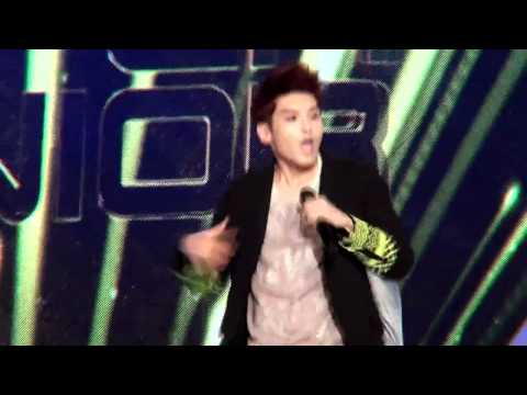 110806 Super Junior (Ryeowook Focus) - Mr Simple @ Open Concert [Fancam]
