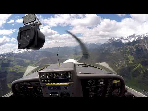 Motorglider flight from Linz LOLO to Zell am See LOWZ