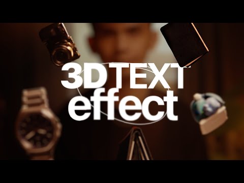 HOW TO DO THE 3D TEXT EFFECT | AFTEREFFECTS TUTORIAL