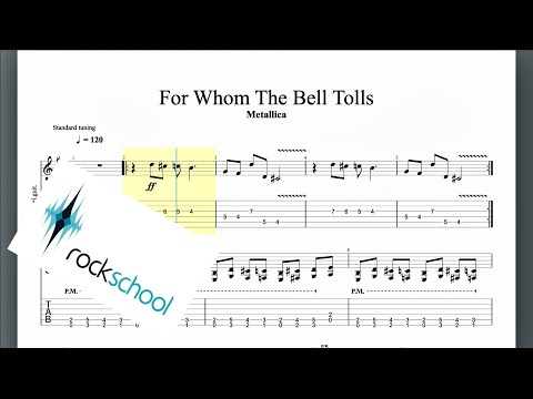 For Whom The Bell Tolls Rockschool Hot Rock Grade 4 Guitar