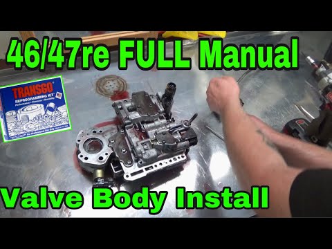 TransGo TFOD-3 46re/47re Full Manual Valve Body kit INSTALL & Test DRIVE