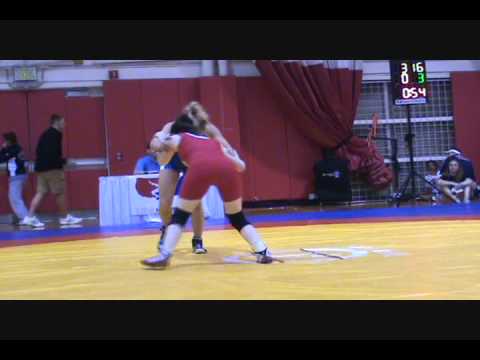 C.C. Weber tech. fall Lisa Anson - Body Bar FILA Junior Nationals at 48 kg