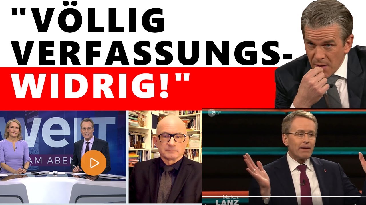 Bei Lanz: Ministerpräsident verliert die Beherrschung! | Staatsrechtler mit Statement