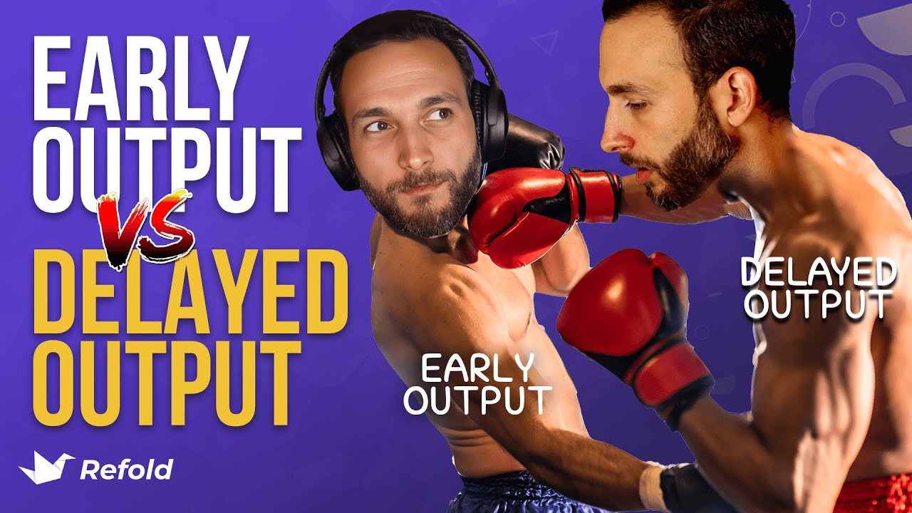 Does delaying output INCREASE anxiety?