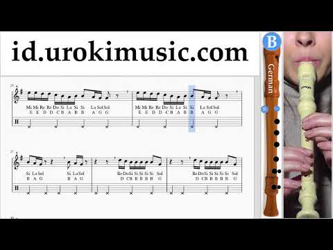Cara Bermain Suling Recorder (G.) Drake - God’s Plan Tutorial Tab um-i592