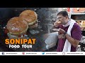 SONIPAT Street FOOD Tour I Oldest Desi Hotdog + HUGE Peda + Rose/Badam Milk Soda + Fruit Ice cream