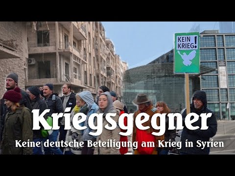 Friedensdemo in Berlin am 12.12.2015 - Keine deutsche Beteiligung am Krieg in Syrien