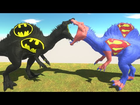 BATMAN SPINOSAURUS DEATH RUN 2021 - Animal Revolt Battle Simulator