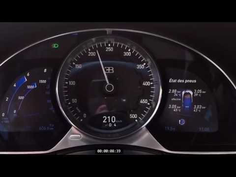 Bugatti Chiron Brutal Acceleration from 0 to 218mph