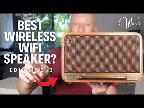 Edifier D32 Full Review: Unboxing, Setup, Testing & Retro Design!