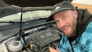 Changing Oxygen sensor 2017 VW Golf MK7 1.8l (O2 Sensor replace)