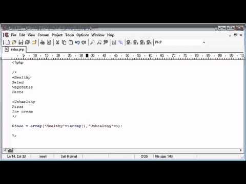 Beginner PHP Tutorial - 40 of 200 - Multi-dimensional Arrays   (www.dynamicwebart.com)