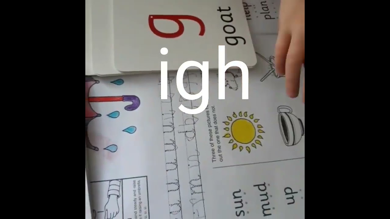 Jolly Phonics flash cards sound ie