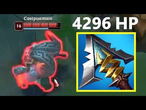 Yorick killing 4296 HP Ornn in 10 seconds.